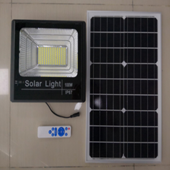 Đèn pha năng lượng mặt trời 100w [BH: 2 năm ]