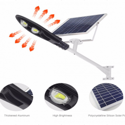 Đèn đường lá năng lượng mặt trời 200w Solar Light [Chính Hãng]